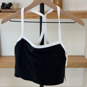 NWT Abercrombie & Fitch YPB Tank & Short Set - Black/White - M